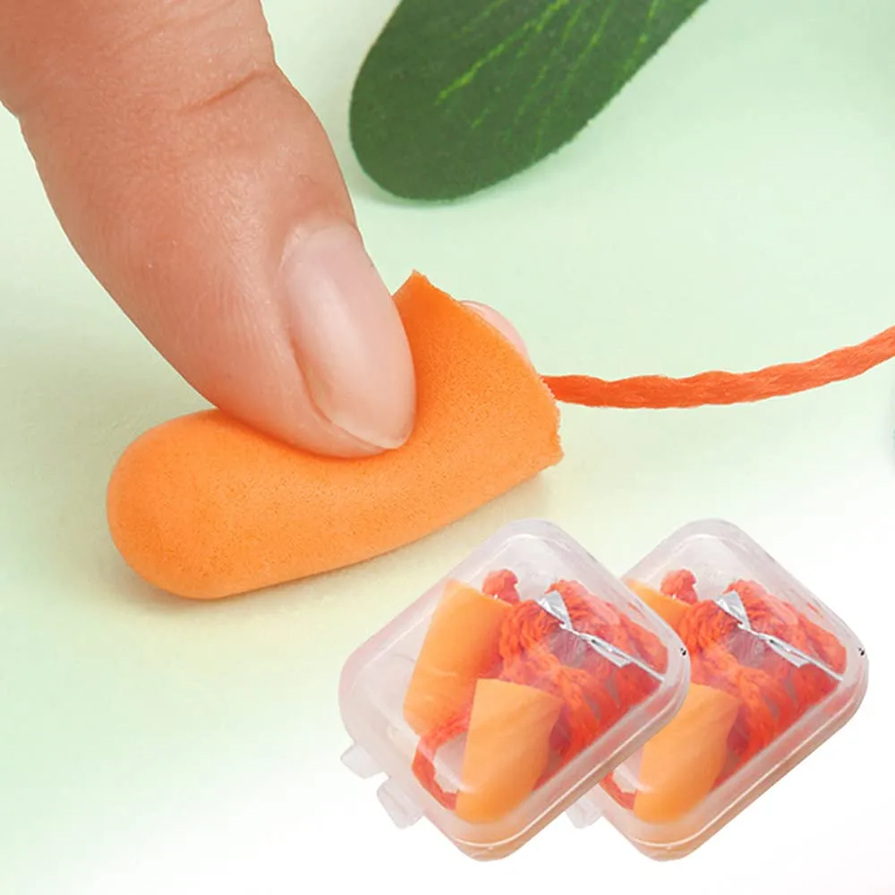 10 Box Noise Reduction Sponge Ear Plugs Foam Ear Plugs Sleeping Waterproof Noise Canceling Ear Plugs for Hearing Protection Sleeping Working