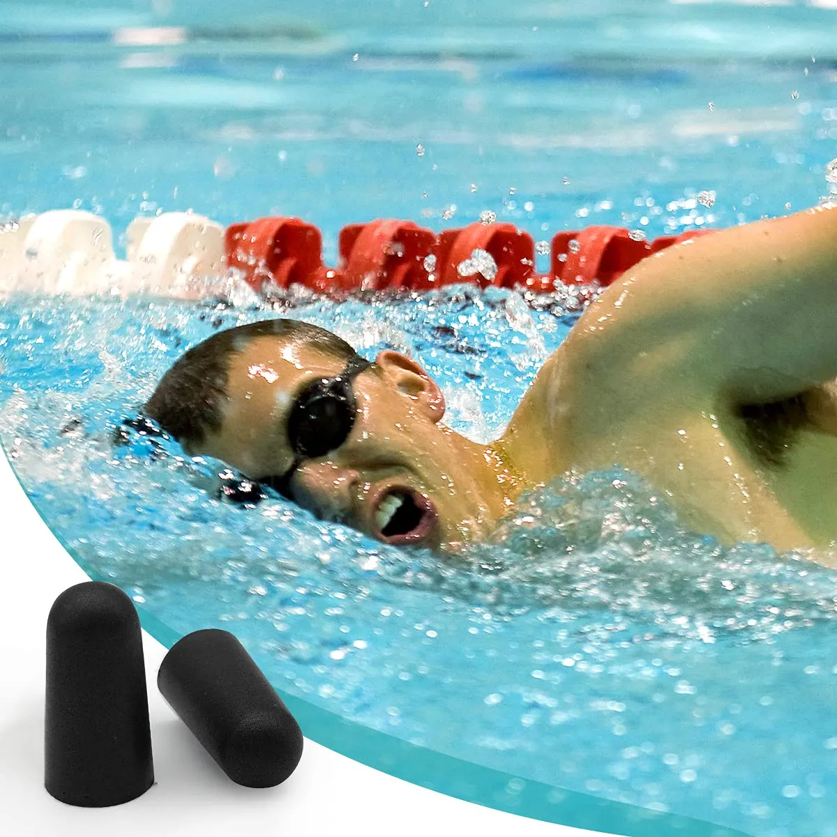 100 Pairs Ear Plugs for Sleeping Noise Cancelling Earplugs Ultra Soft Foam Ear Plugs for Sleep Reusable Earplugs for Noise Cancel 100 Pair (Pack of 1)