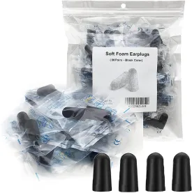 100 Pairs Ear Plugs for Sleeping Noise Cancelling Earplugs Ultra Soft Foam Ear Plugs for Sleep Reusable Earplugs for Noise Cancel 100 Pair (Pack of 1)