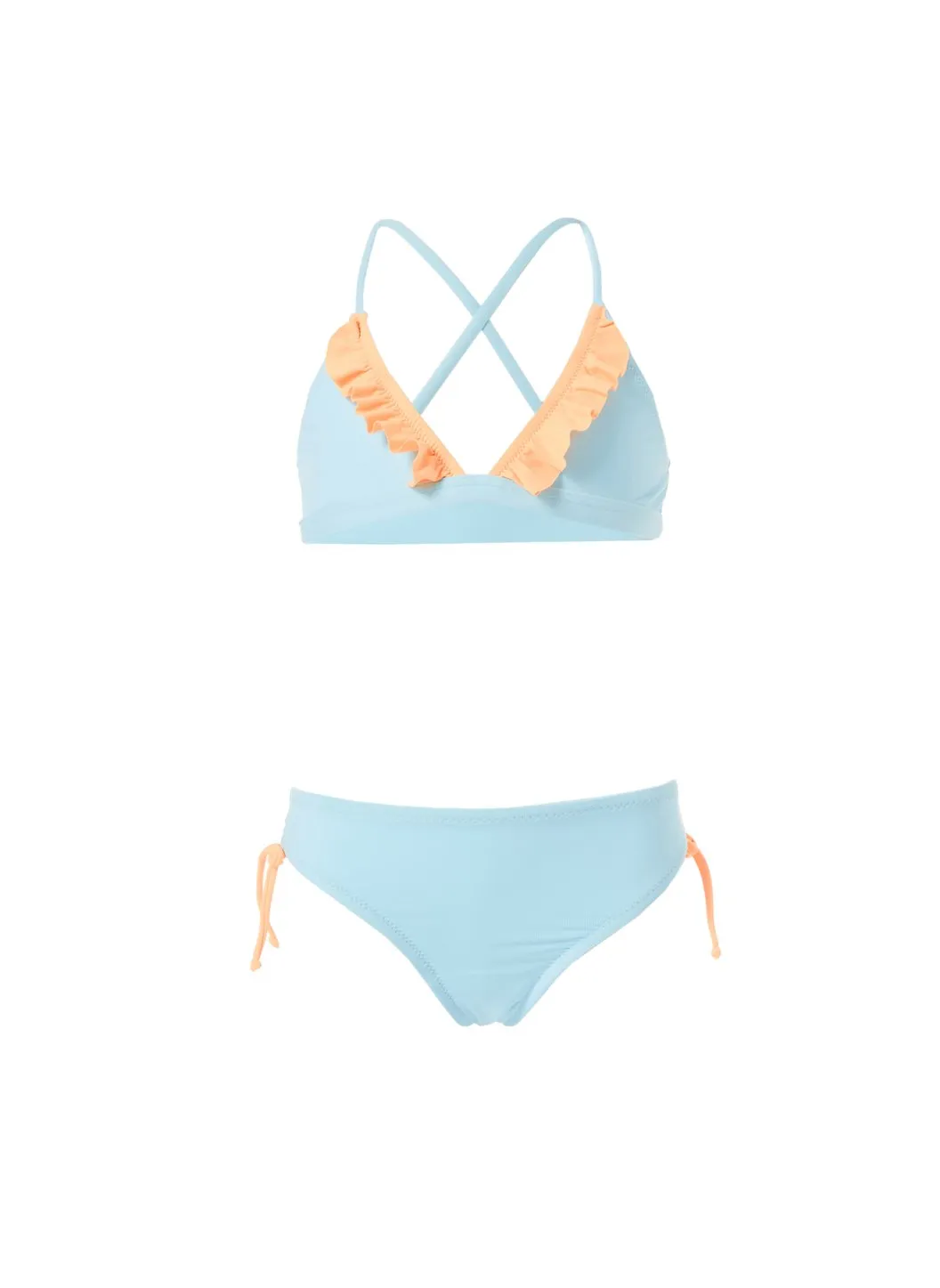 Baby New York Sky/Mango Triangle Bikini