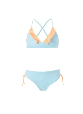 Baby New York Sky/Mango Triangle Bikini