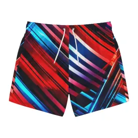 BlurRed Swim Trunks