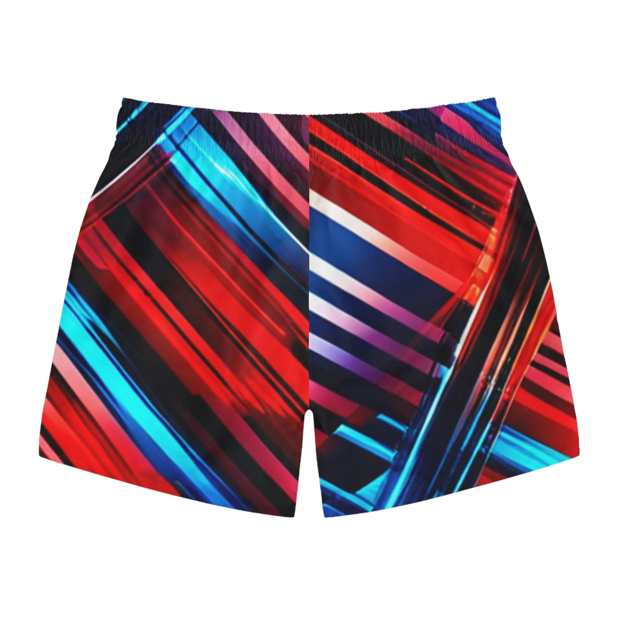BlurRed Swim Trunks