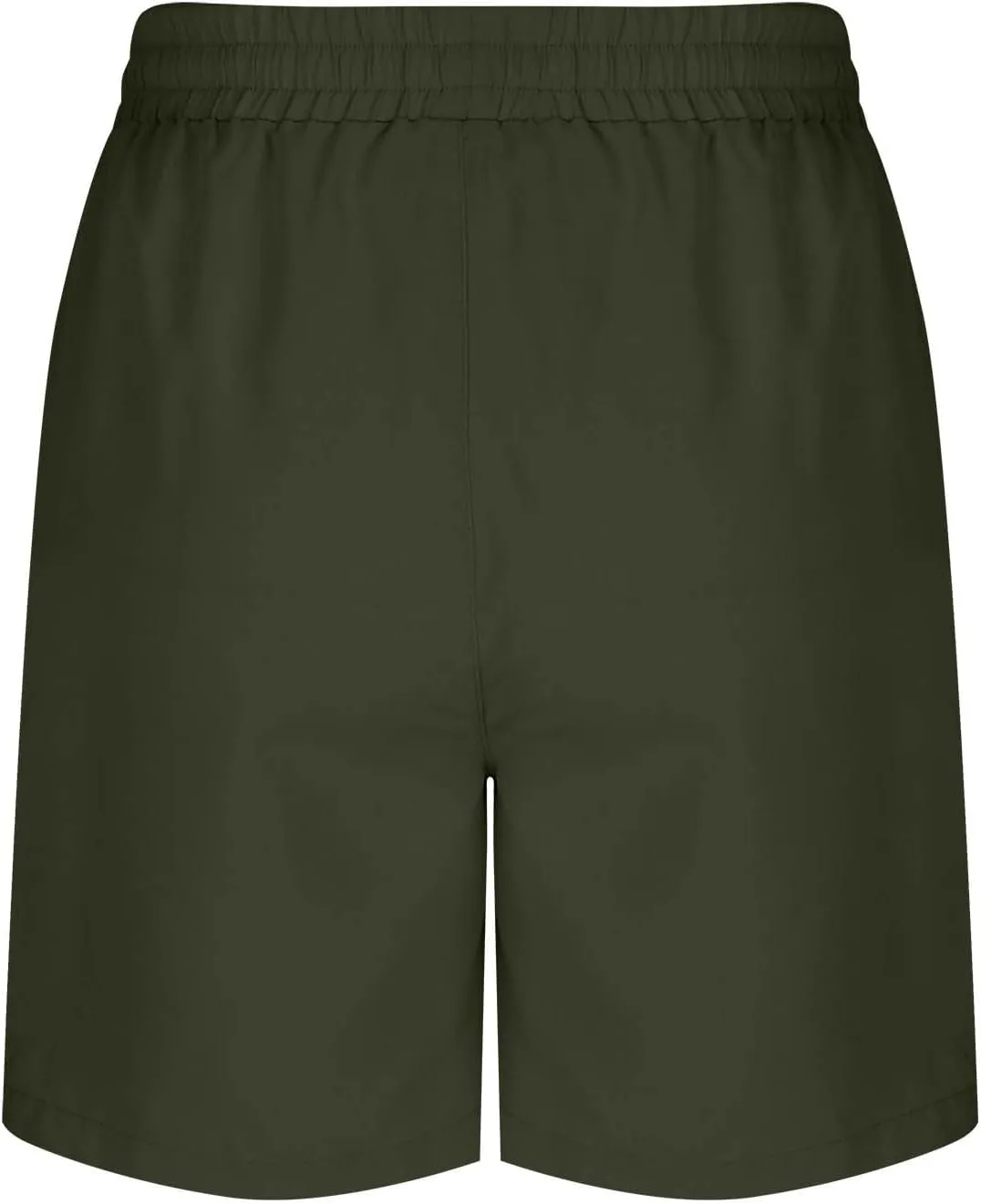 Casual Shorts for Women Elastic Waist Wide Leg Shorts Summer Tailored Pants Dressy Outfits with Pockets