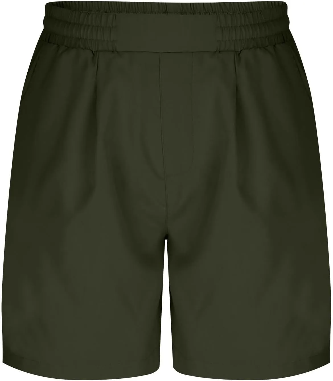 Casual Shorts for Women Elastic Waist Wide Leg Shorts Summer Tailored Pants Dressy Outfits with Pockets