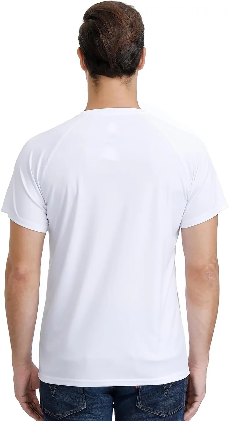 Corna Men's Short Sleeve T-Shirts, Lightweight Men's Workout Shirt, UPF 50  Sun Protection Athletic Dry Fit Shirts for Men