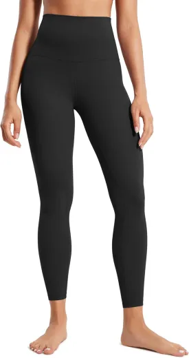 CRZ YOGA Super High Waisted Butterluxe Yoga Pants 25 Inches - Buttery Soft Workout Leggings for Women Over Belly