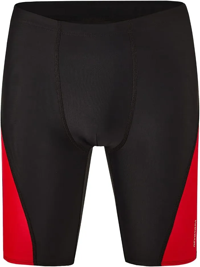 DEVOROPA Boys Swim Jammers Youth Competitive Swim Team Trunks Racing Swimsuit Athletic Swimming Shorts Slim/Standard/Husky