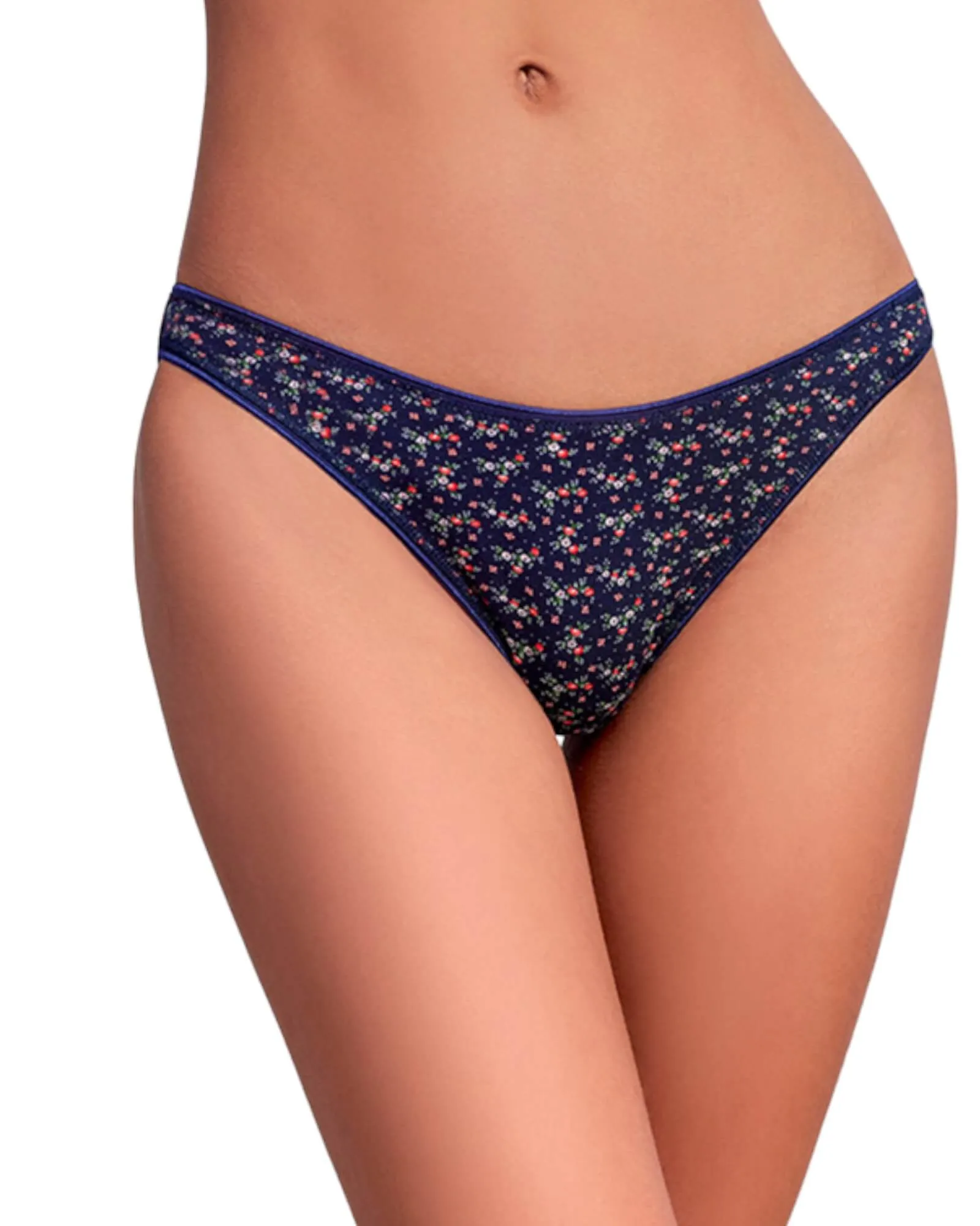 Dotted & Floral Mid-Waist Panty Delight