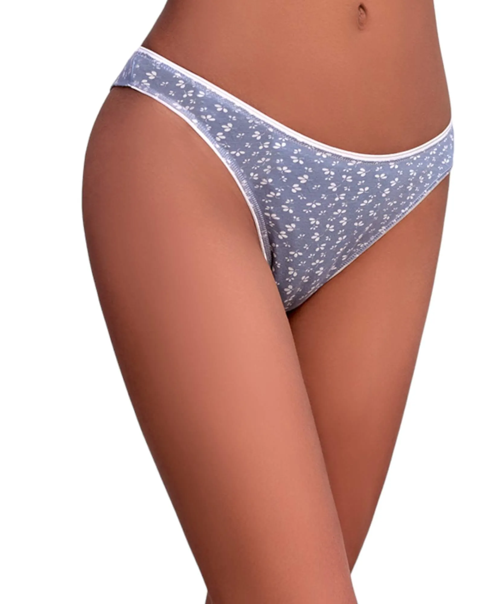 Dotted & Floral Mid-Waist Panty Delight