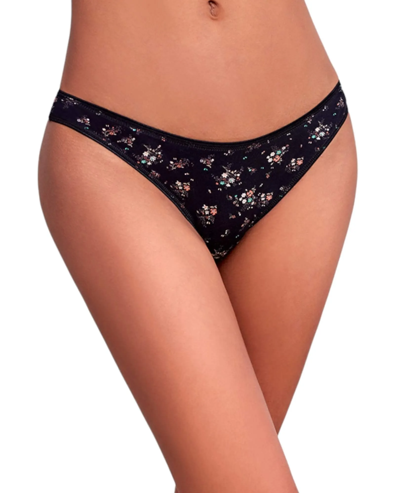 Dotted & Floral Mid-Waist Panty Delight