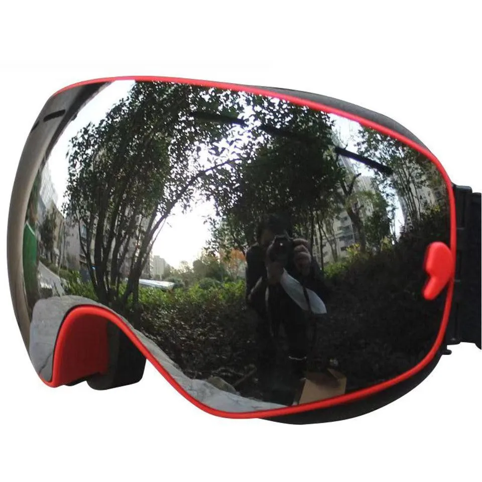 Double layers anti-fog ski goggles snow snowboard glasses