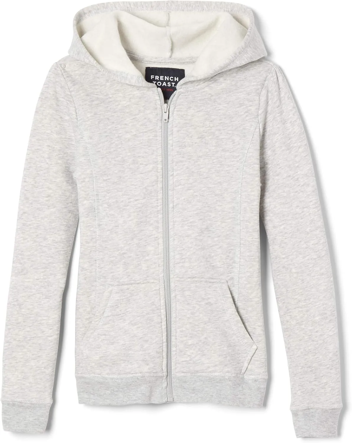 French Toast Girls' Zip Front Fleece Hoodie
