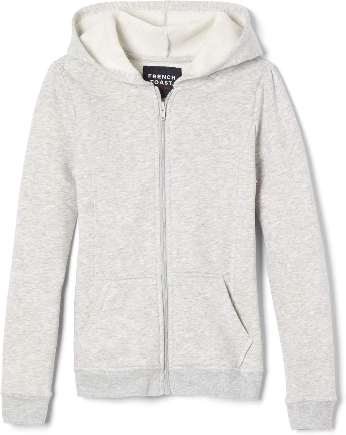 French Toast Girls' Zip Front Fleece Hoodie