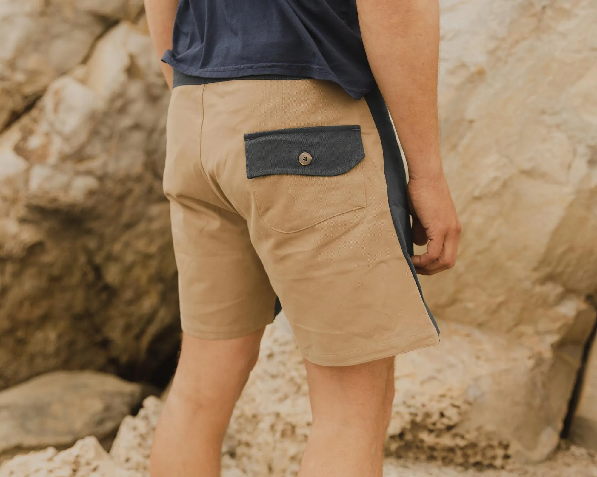Gato Heroi Surf Shorts in Slate/Olive