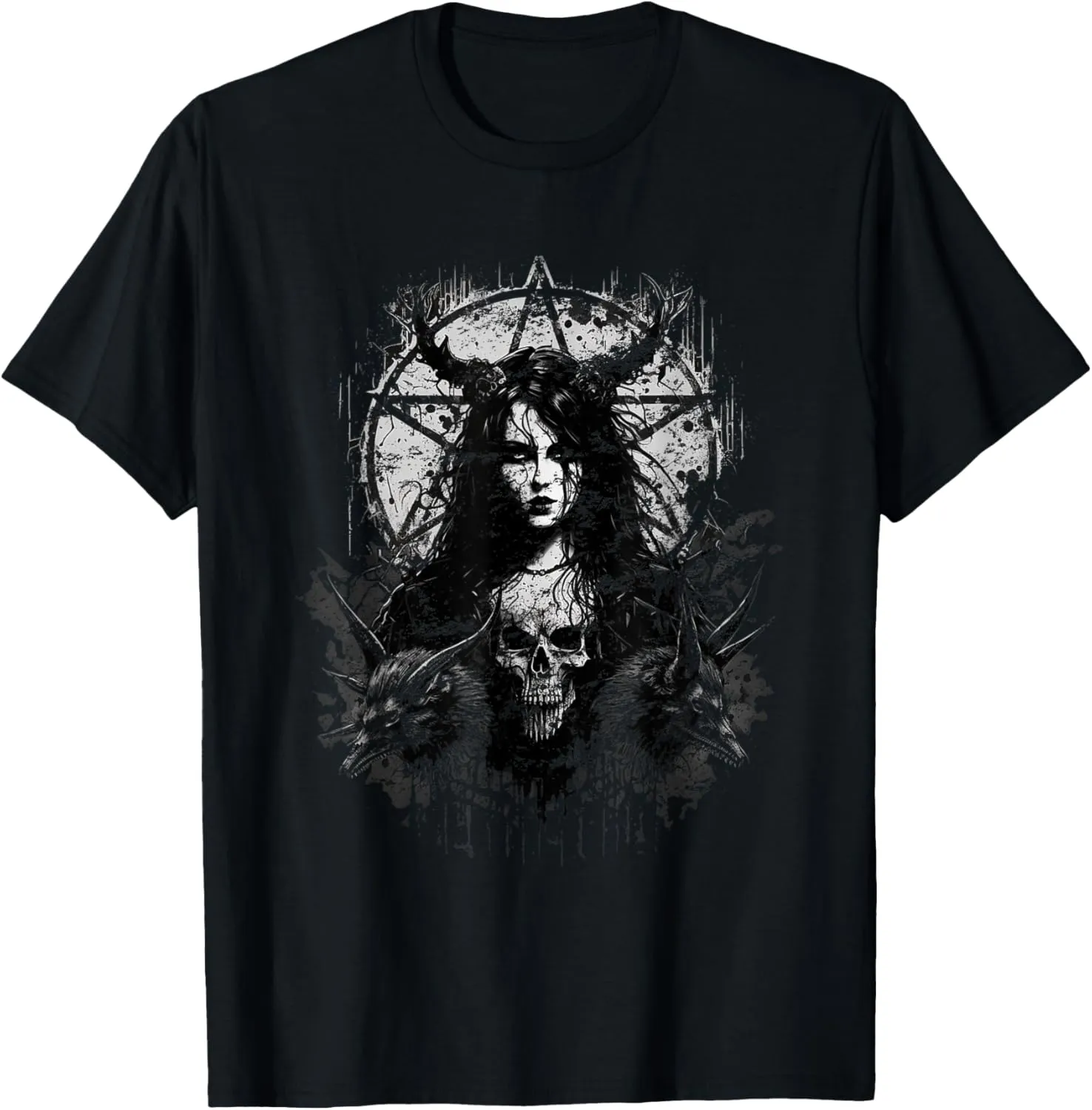 Gothic Aesthetic Satanic Grunge Dark Magic T-Shirt