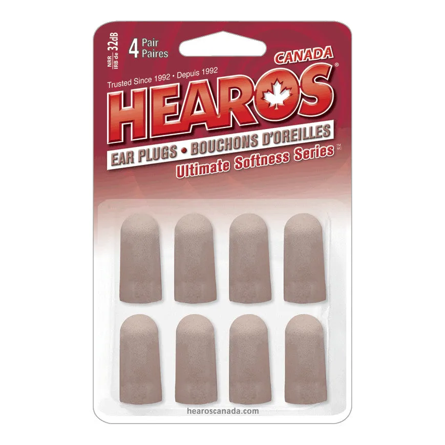 Hearos - Ultimate softness ear plugs NRR 32dB