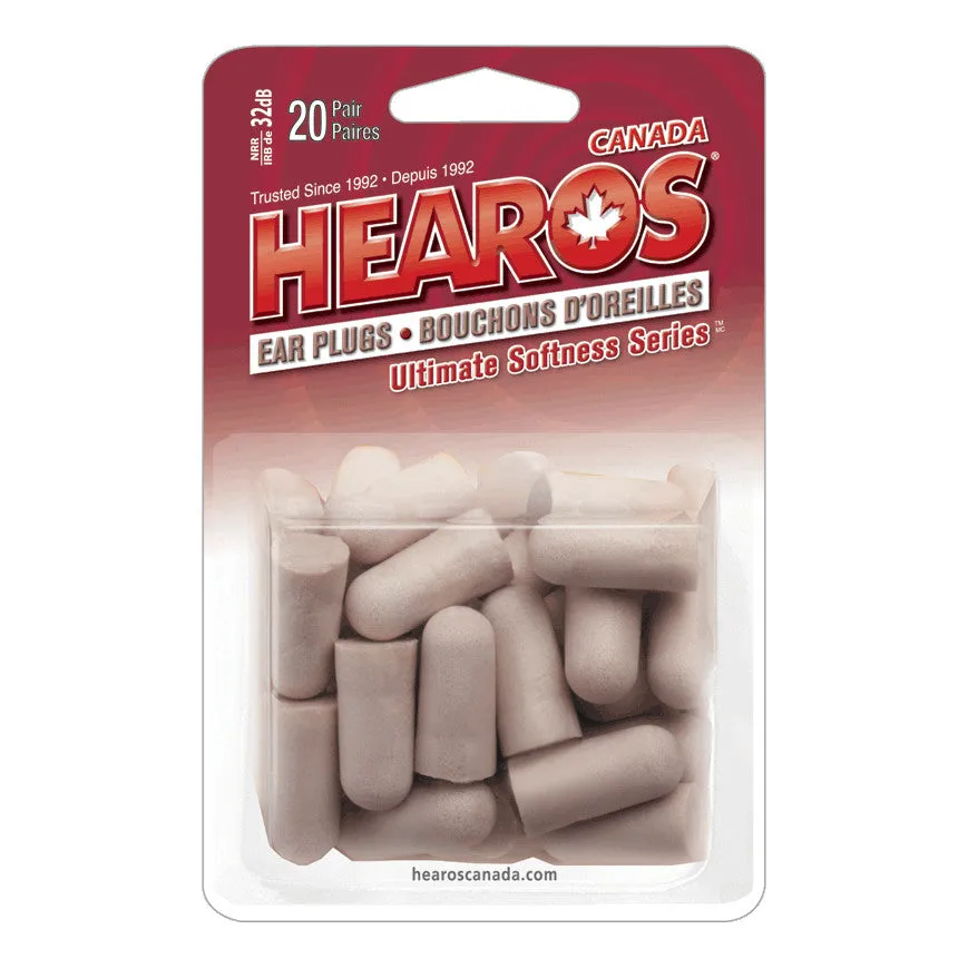 Hearos - Ultimate softness ear plugs NRR 32dB