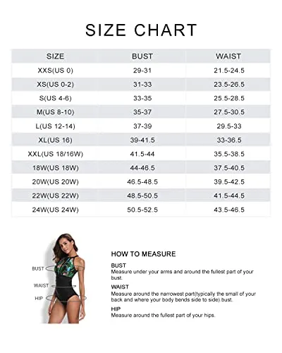 High Neck Tummy Control Slimming Tankini Top-Leopard