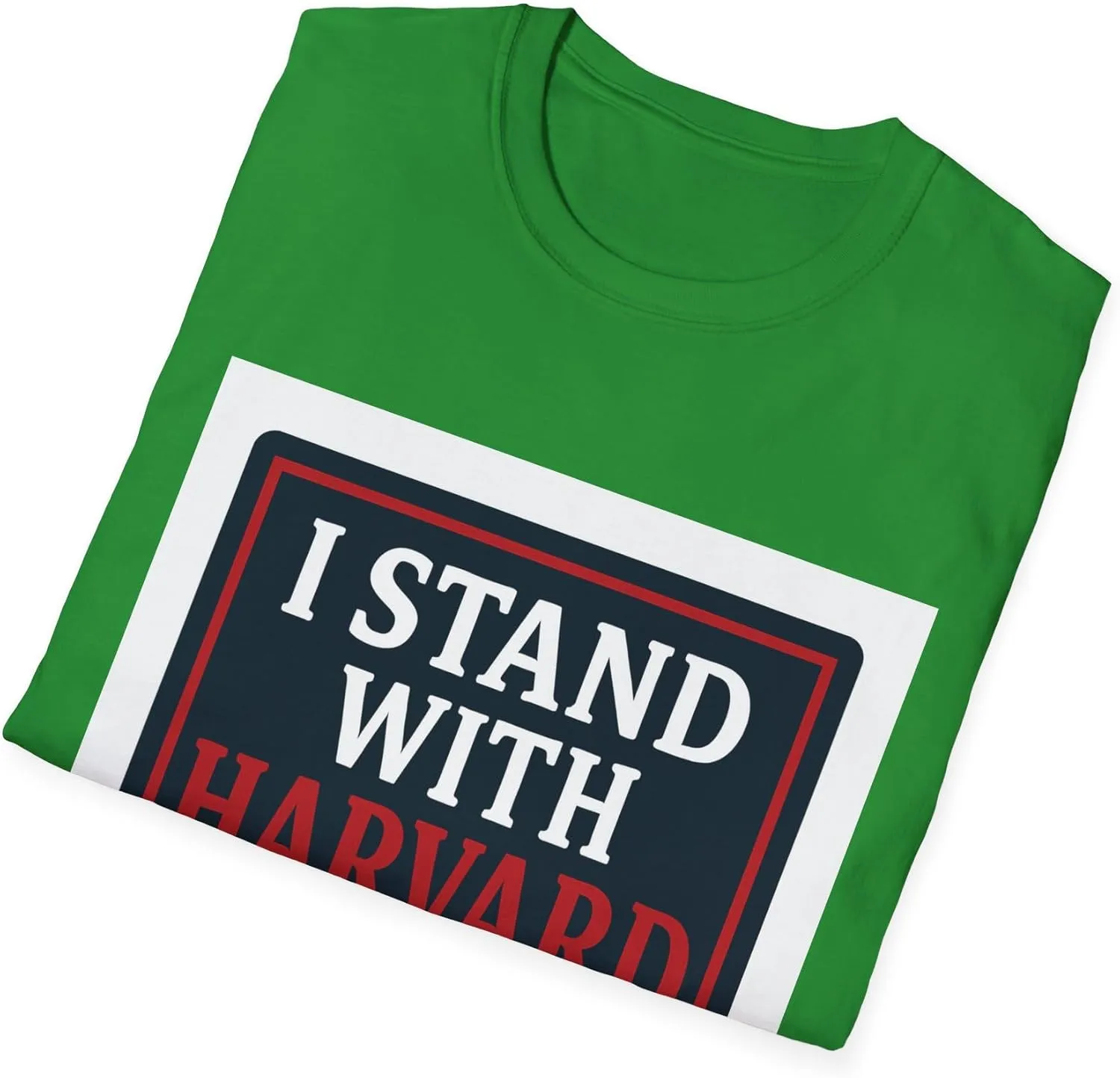 I Stand with Harvard! Protest Rights T-Shirt - Show Your Support for Free Speech & Resistance PeopleOverPower dot Me Shirt 2