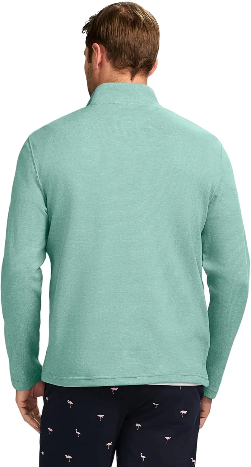 IZOD Men's Performance Comfort Quarter Zip Long Sleeve Shirt