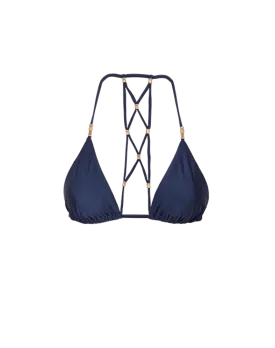 Lucy Triangle Top - Indigo