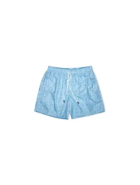 Madeira Airstop Pattern Swim Trunk Habbi Pattern
