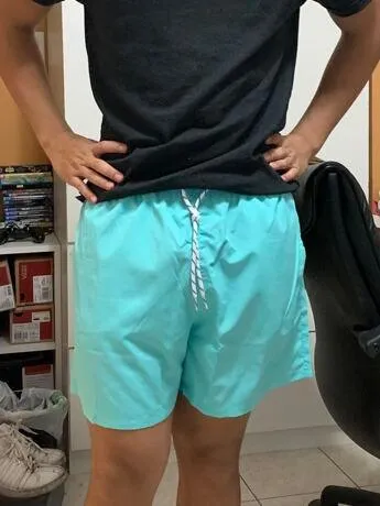 Men’s Drawstring Aqua Swim Trunks