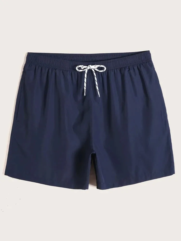 Men’s Drawstring Aqua Swim Trunks
