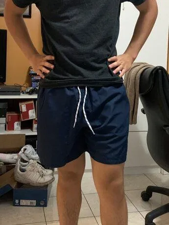 Men’s Drawstring Aqua Swim Trunks
