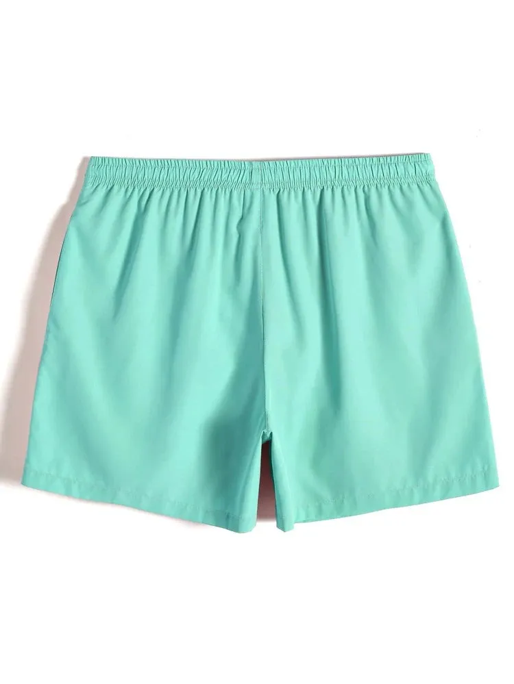 Men’s Drawstring Aqua Swim Trunks