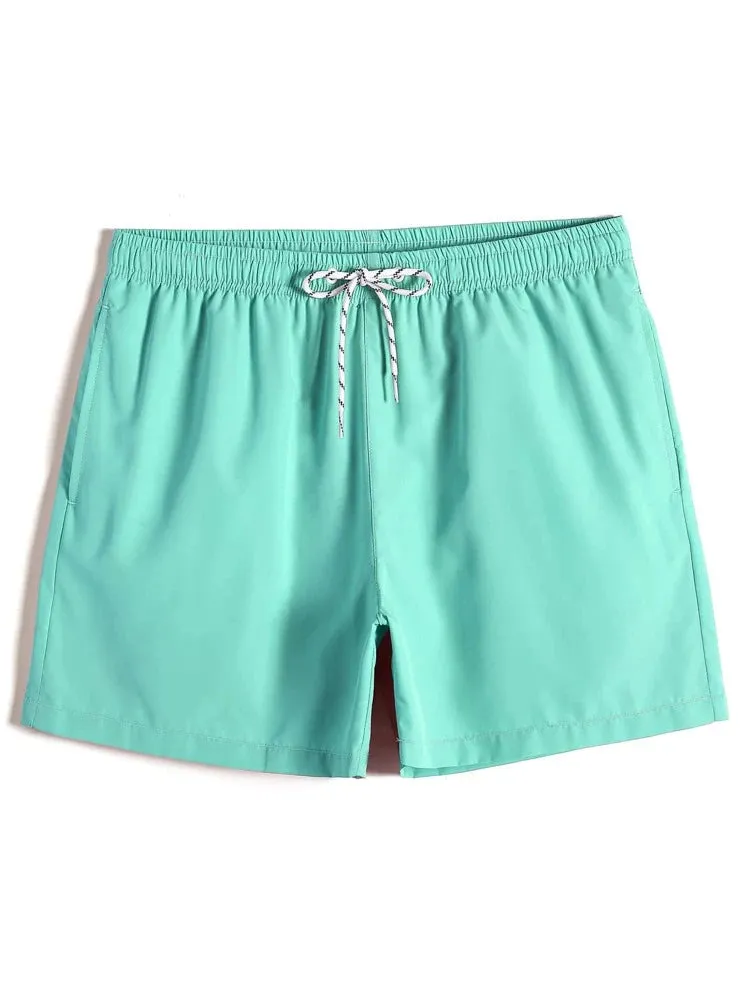 Men’s Drawstring Aqua Swim Trunks