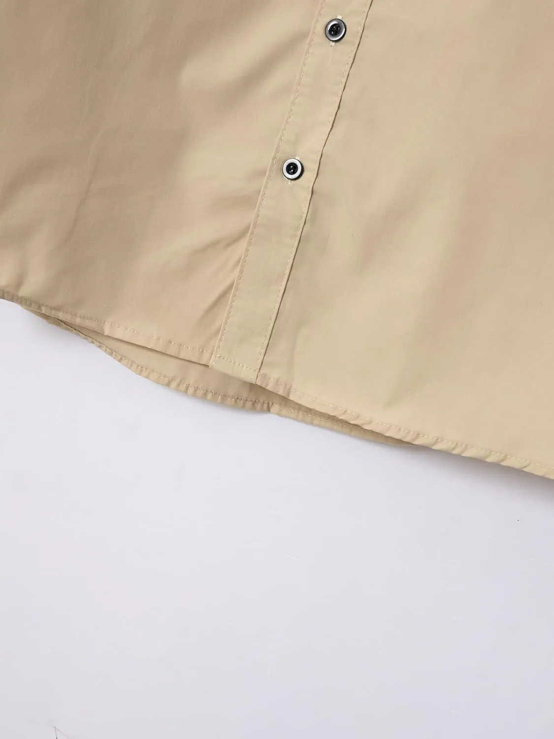 Mens Long Sleeve Stretch Stylish Shirts Wrinkle-Free Collar Dress Shirt Top Business Casual Button Down Tee Shirt