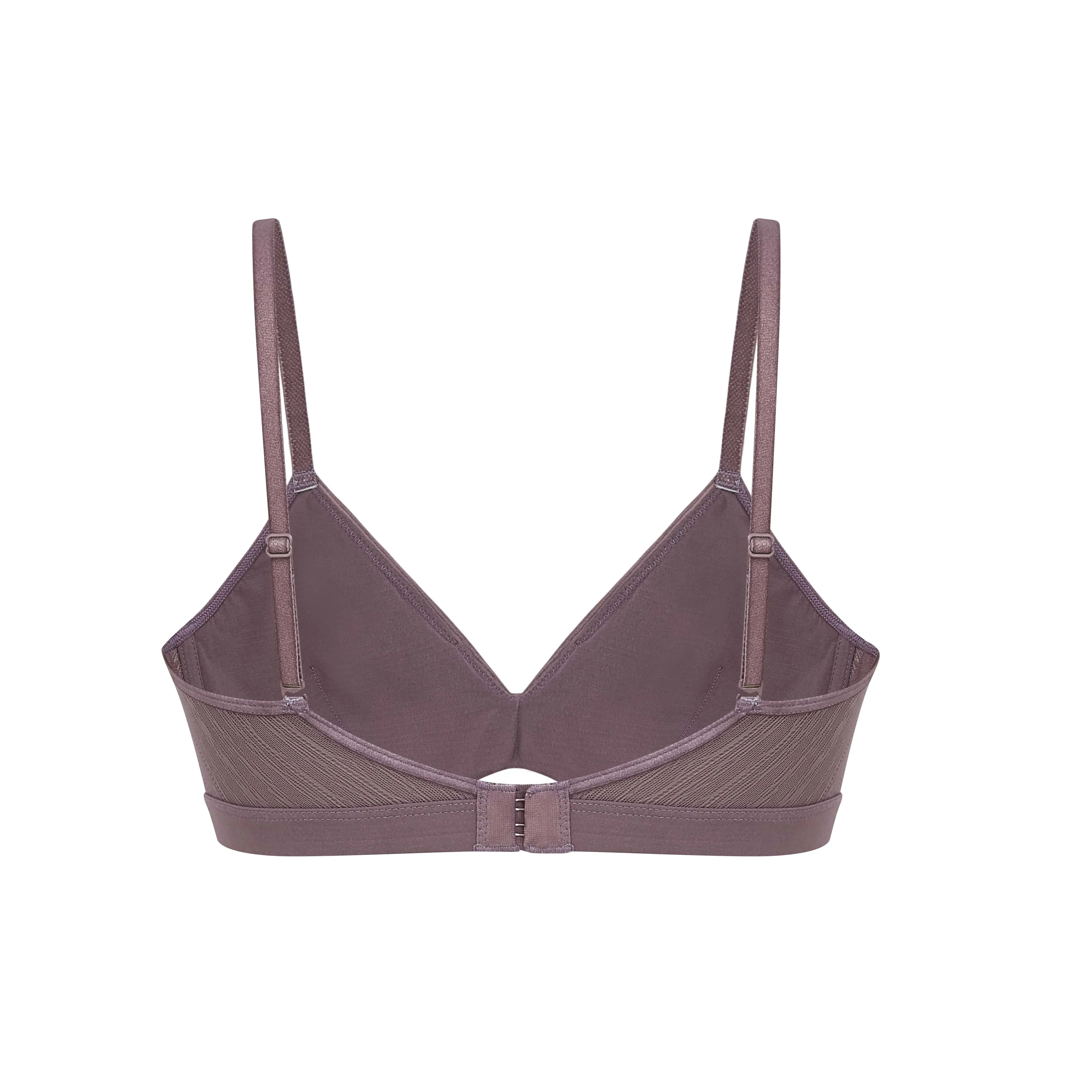 Nude Tulle Triangle Bra