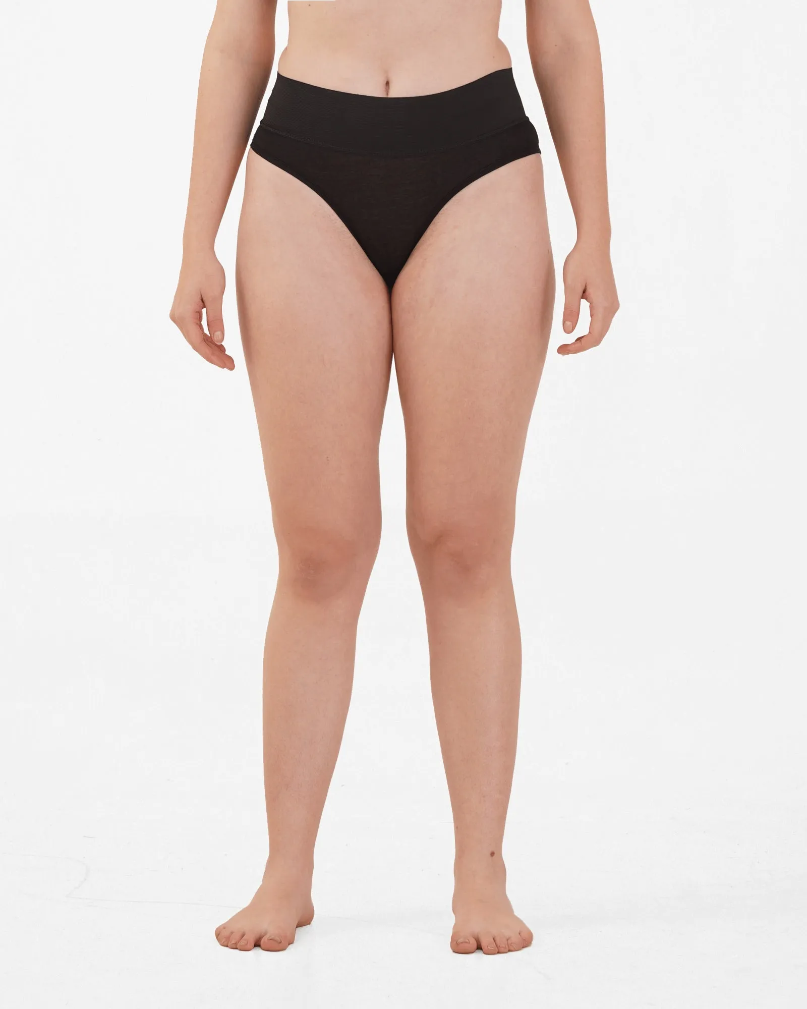 Organic Cotton Hipster Briefs- (Pack of 2), Black
