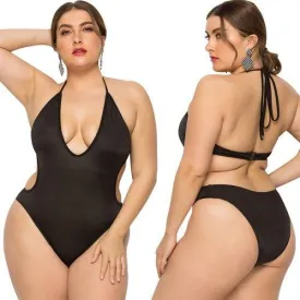 Plus Size Brazilian Style Backless Monokini