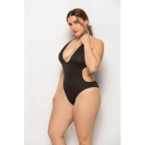 Plus Size Brazilian Style Backless Monokini