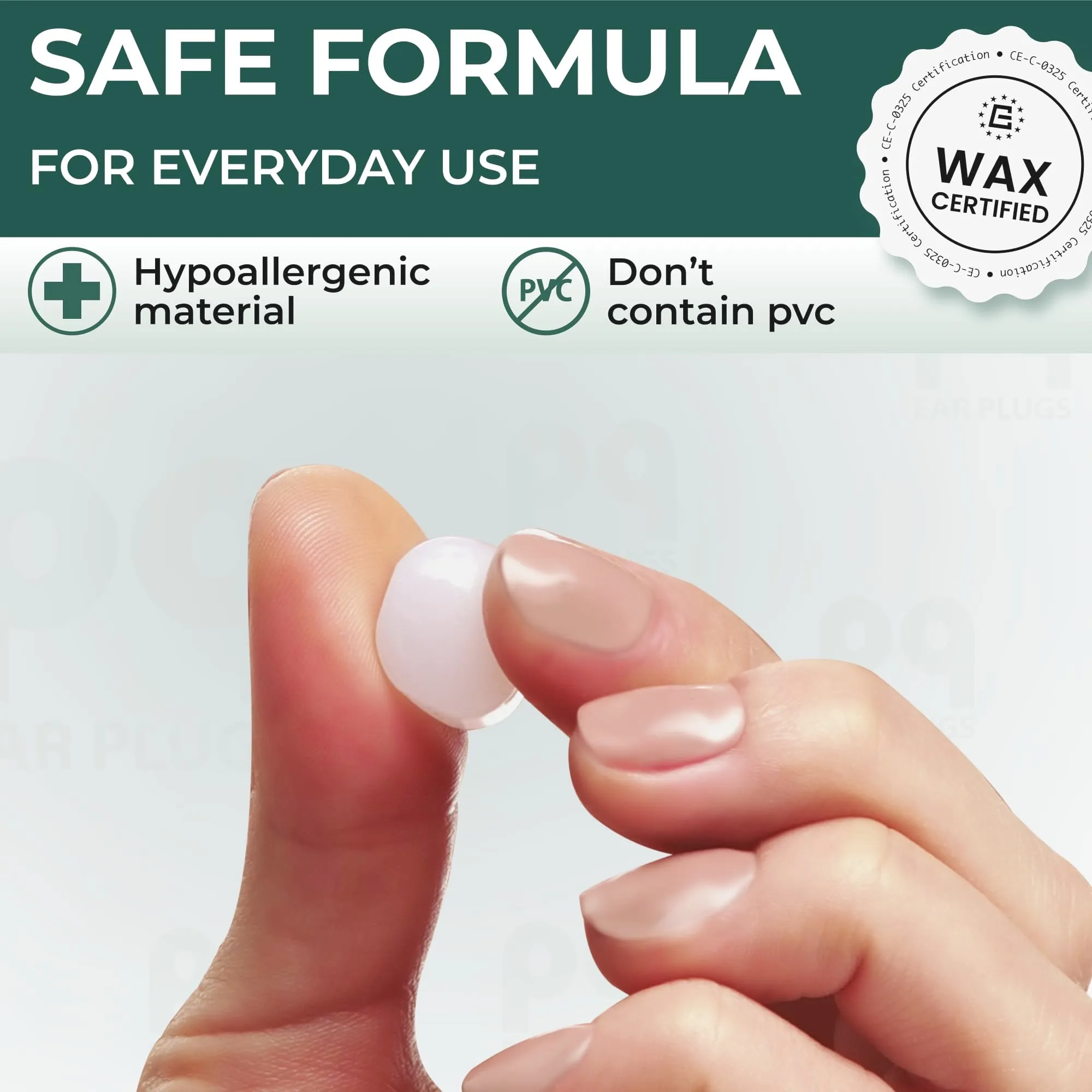 PQ Wax Ear Plugs, Classic, 15 Wax Pillows