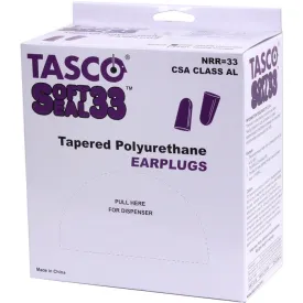 Purple Non-Corded Soft-Foam Tactical Earplugs 200 Pack