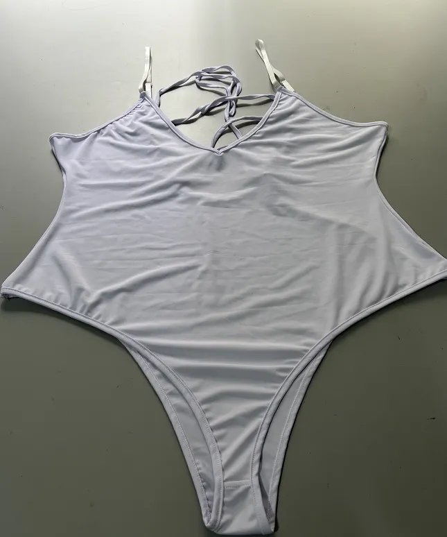 Summer Bikini Backless  Small to Large Size Solid Color One-piece