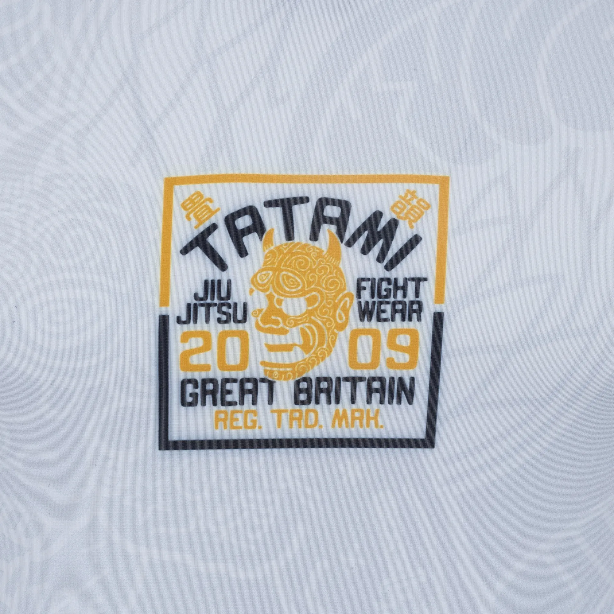 Tatami “Serpent” Long Sleeve Rash Guard - White/Orange